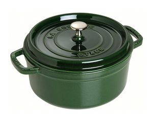 Round Cocotte - 24cm Basil Green